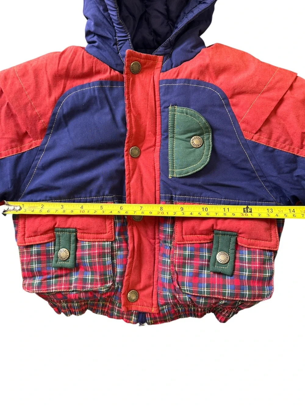 Vintage Carter's Outerwear colorblock puffer jacket size 3T